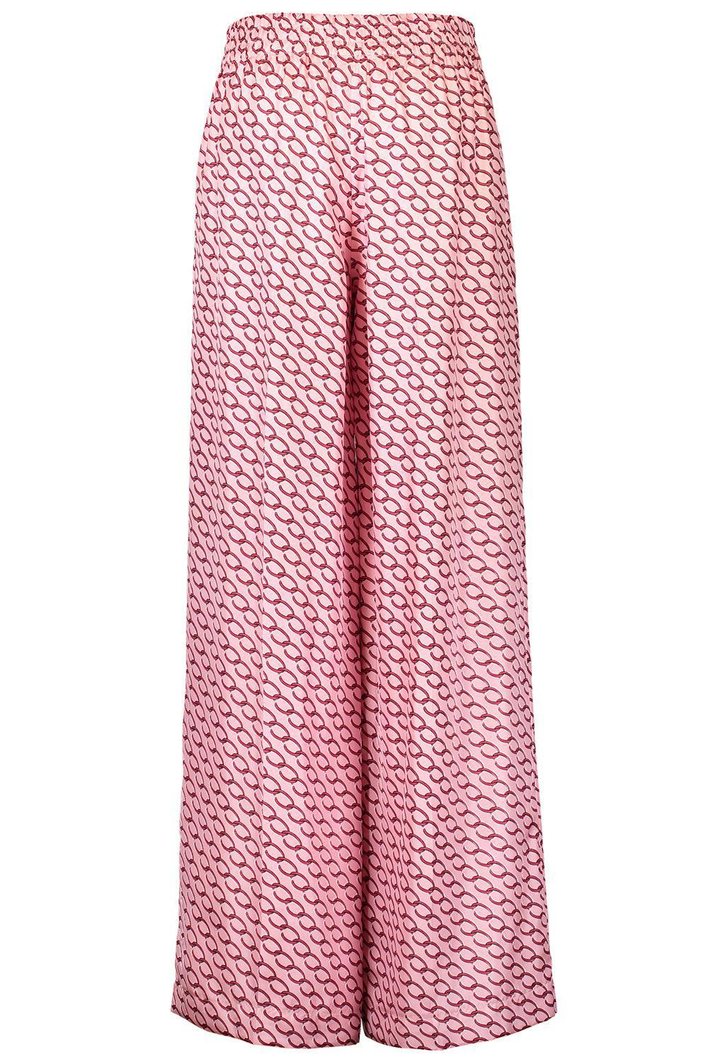 OSCAR DE LA RENTA-Wide Leg Oscar Chain-Link Pant-