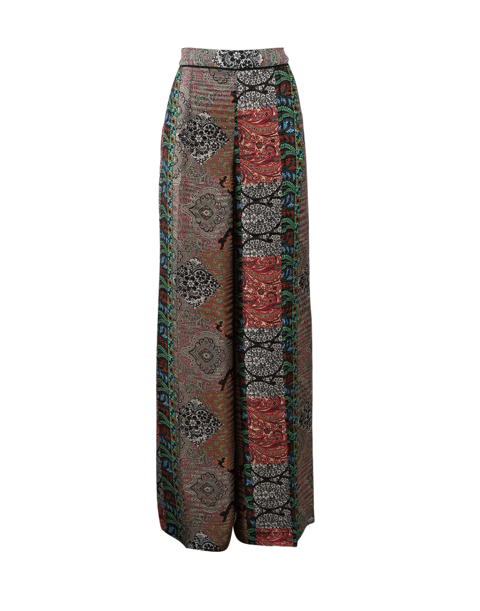OSCAR DE LA RENTA-Paisley Patch Pant-