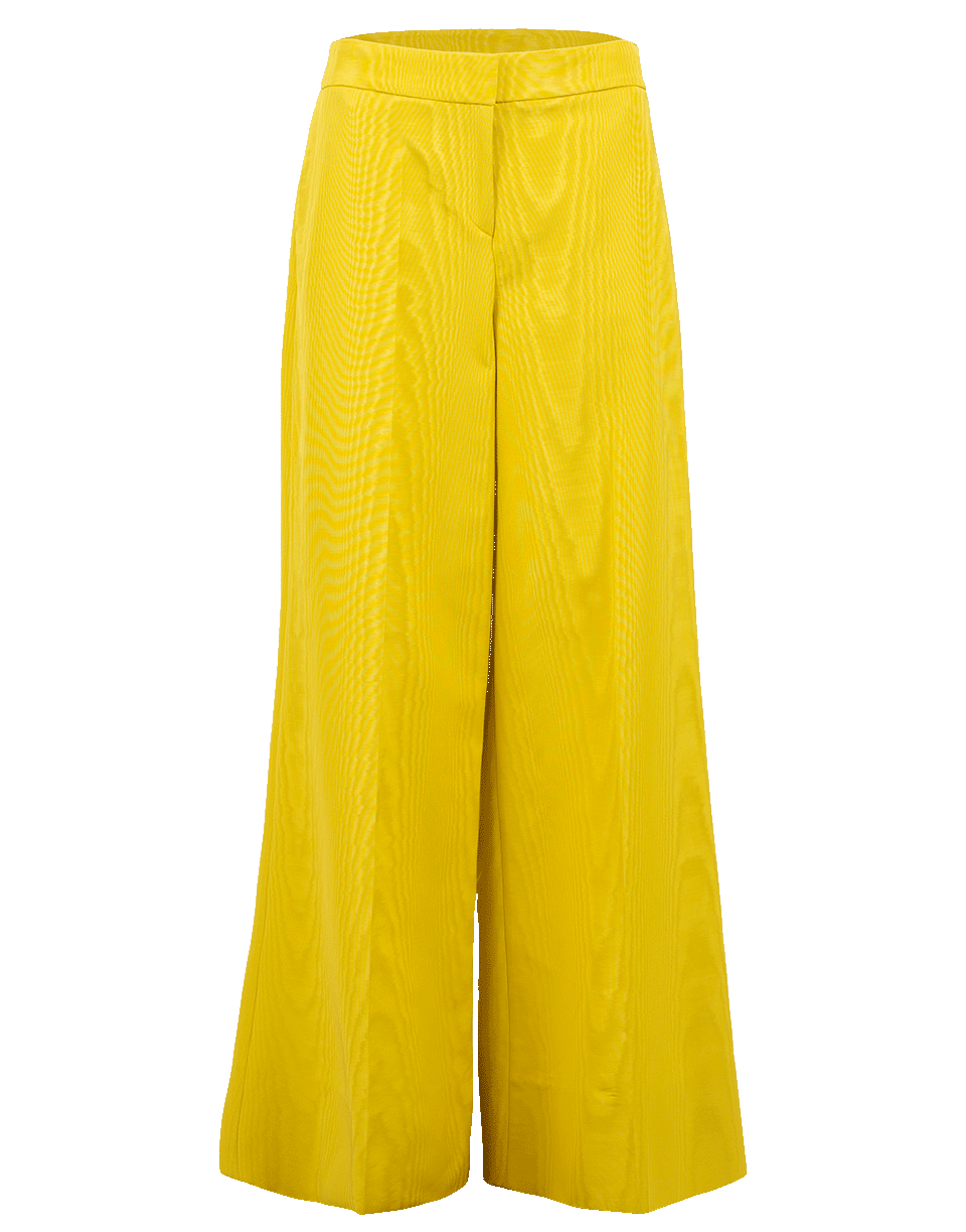 OSCAR DE LA RENTA-Wide Leg Moire Pant-