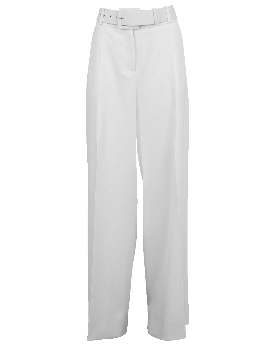OSCAR DE LA RENTA-Belted Wide Leg Pant-