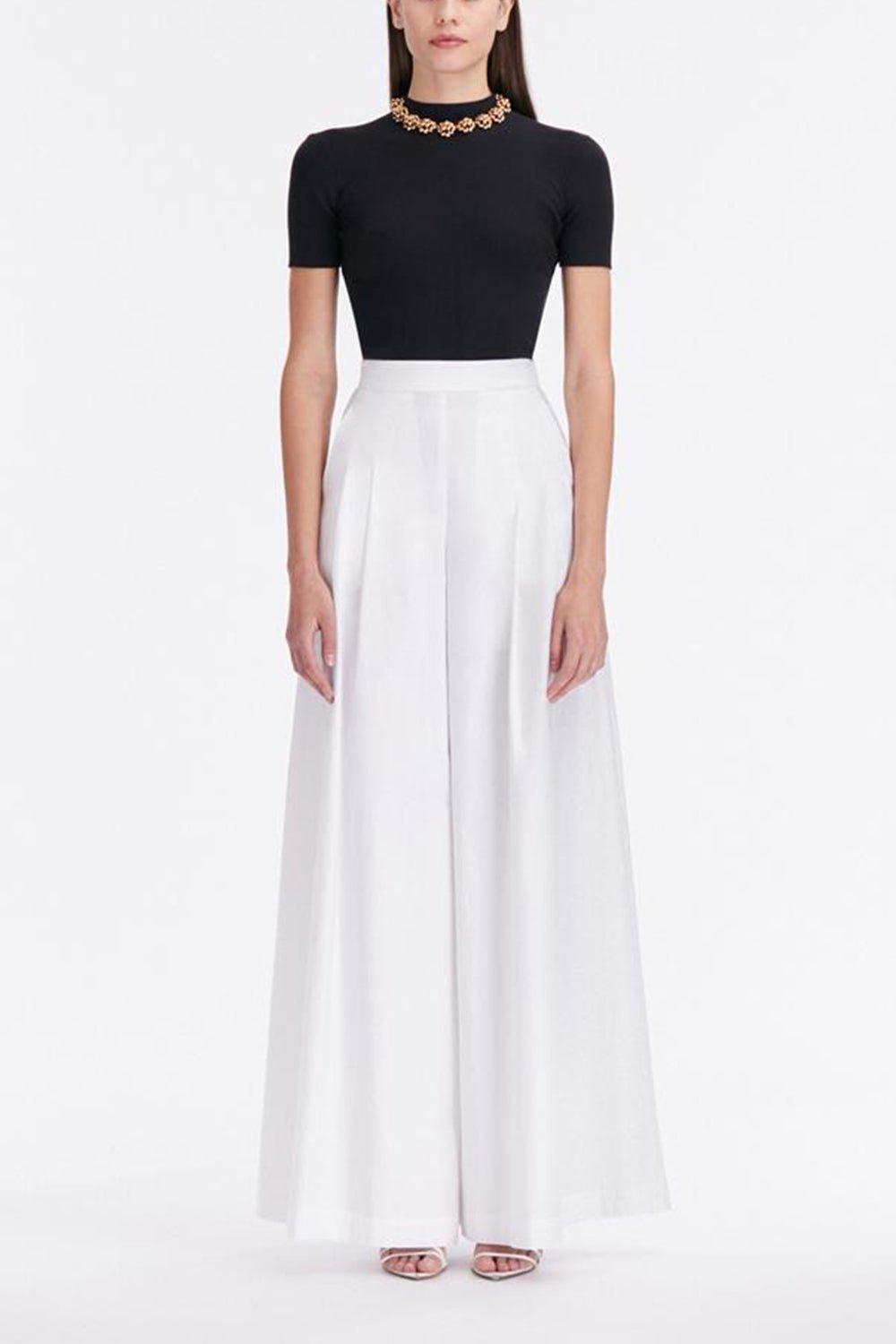 OSCAR DE LA RENTA-Wide Leg Pant-