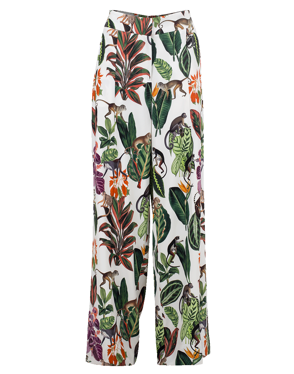 OSCAR DE LA RENTA-Jungle Print Pant-