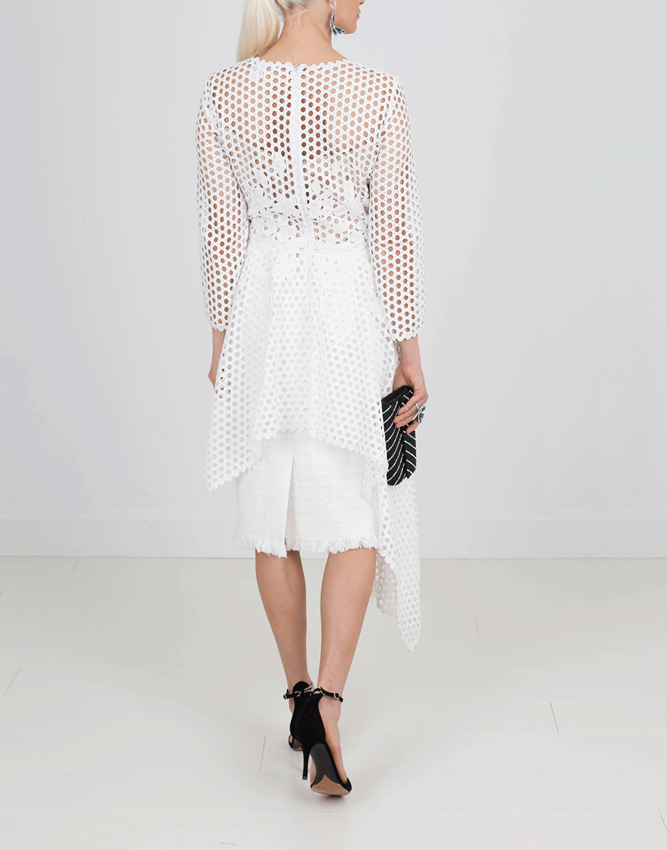 OSCAR DE LA RENTA-Tweed Pencil Skirt-IVORY