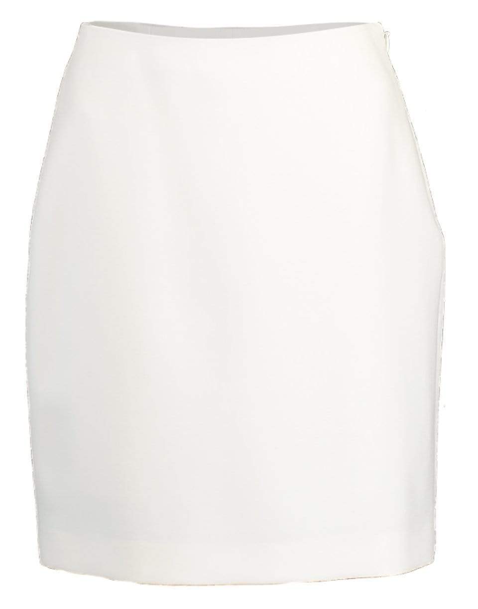OSCAR DE LA RENTA-Wool Mini Skirt-IVORY