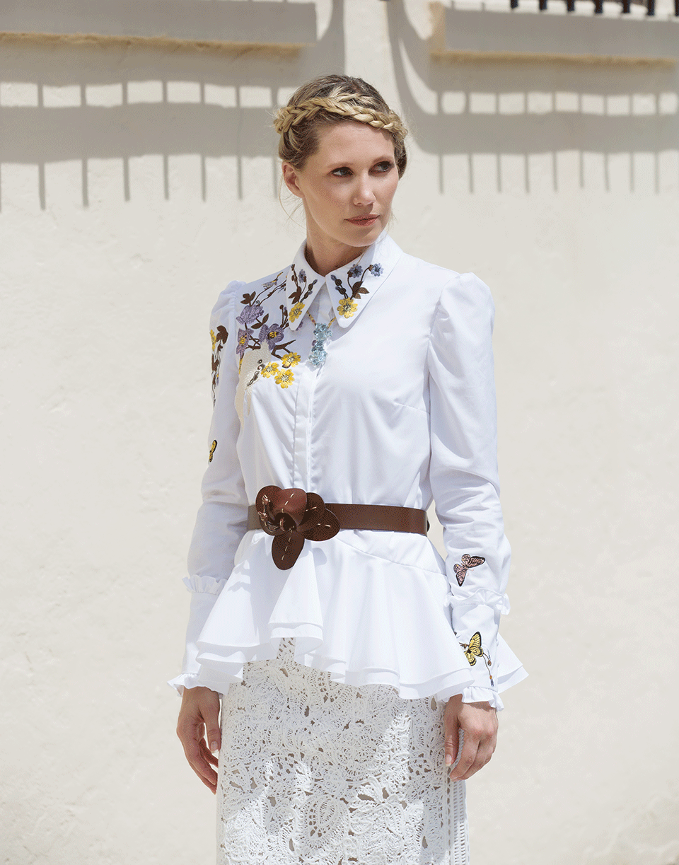 OSCAR DE LA RENTA-Birdnest Skirt-