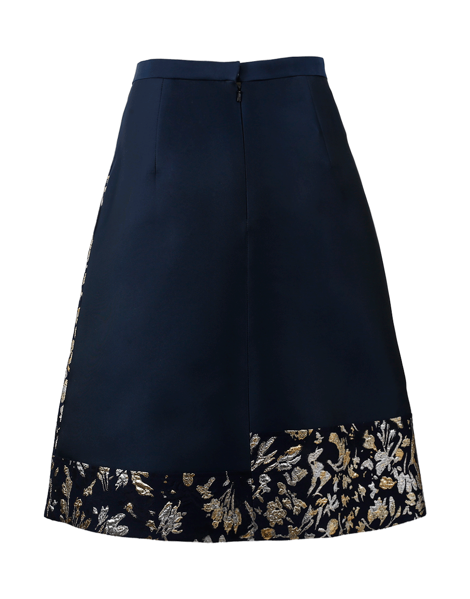 OSCAR DE LA RENTA-Patchwork Skirt-