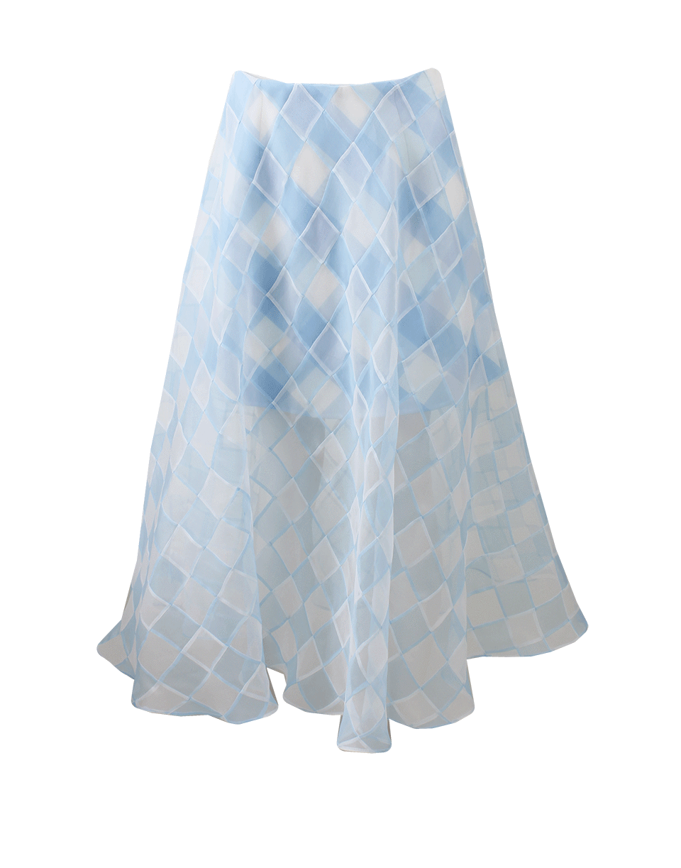 OSCAR DE LA RENTA-Buffalo Check Skirt-WEDGEWD