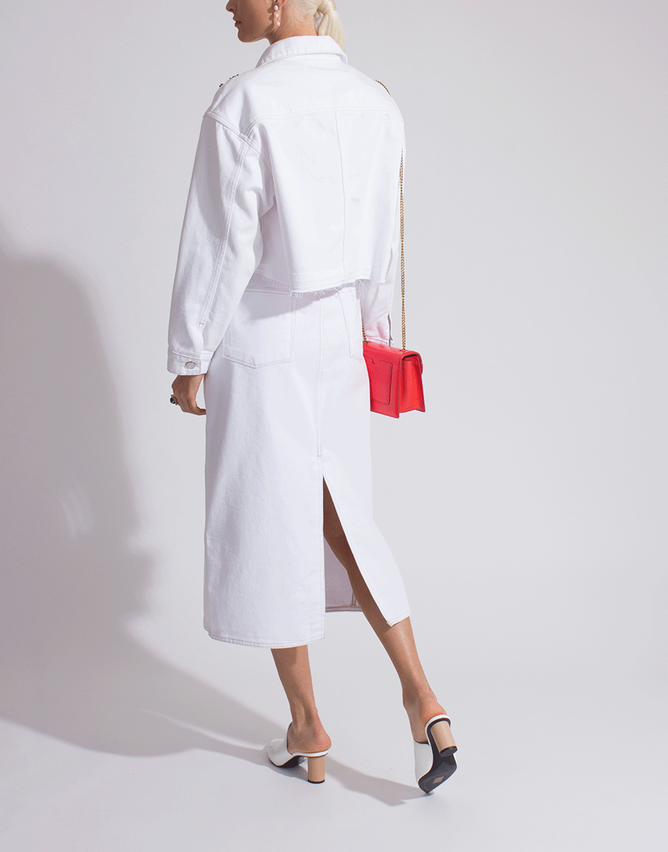 OSCAR DE LA RENTA-Denim Skirt-