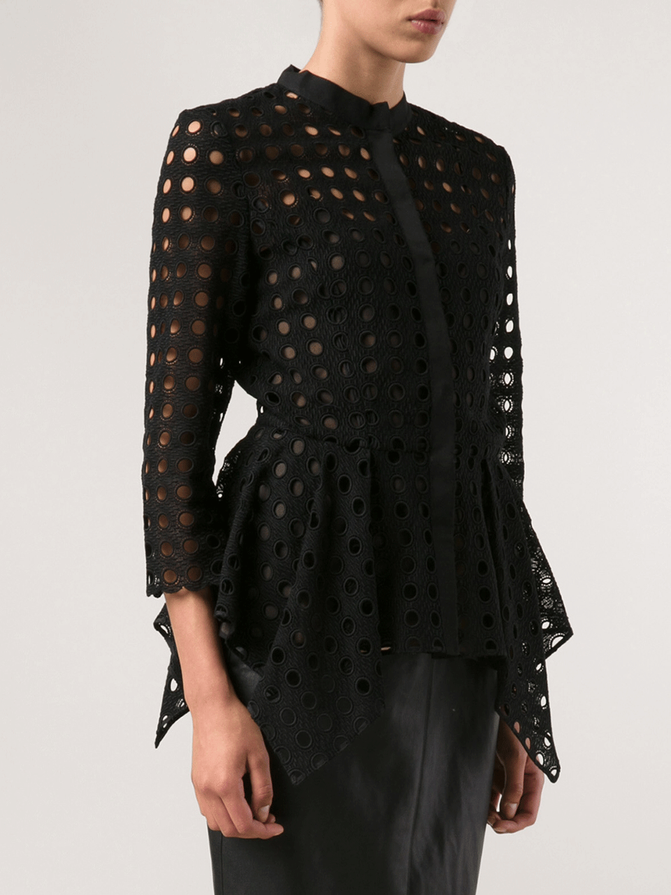 OSCAR DE LA RENTA-Peplum Jacket With Camisole-