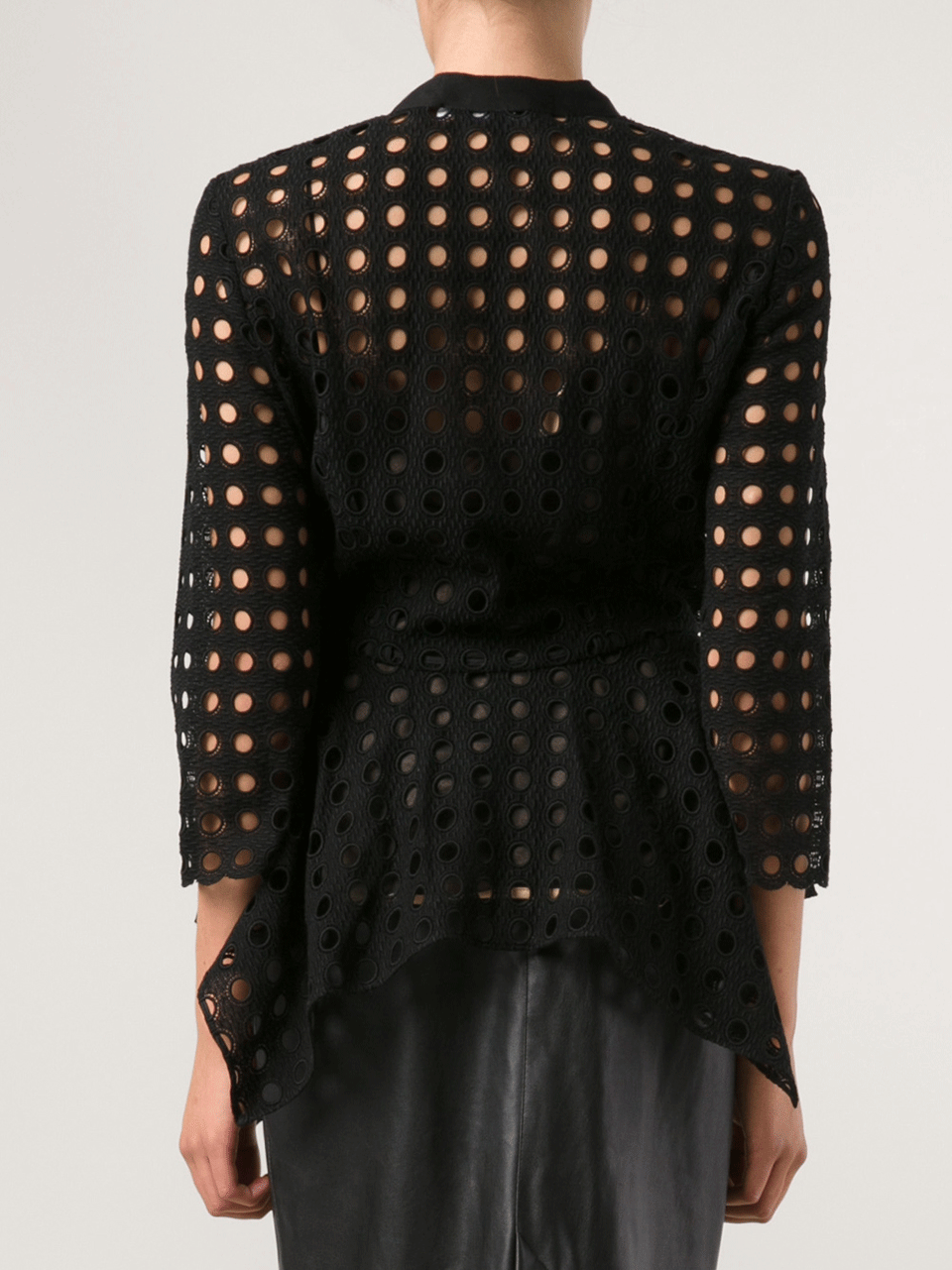 OSCAR DE LA RENTA-Peplum Jacket With Camisole-