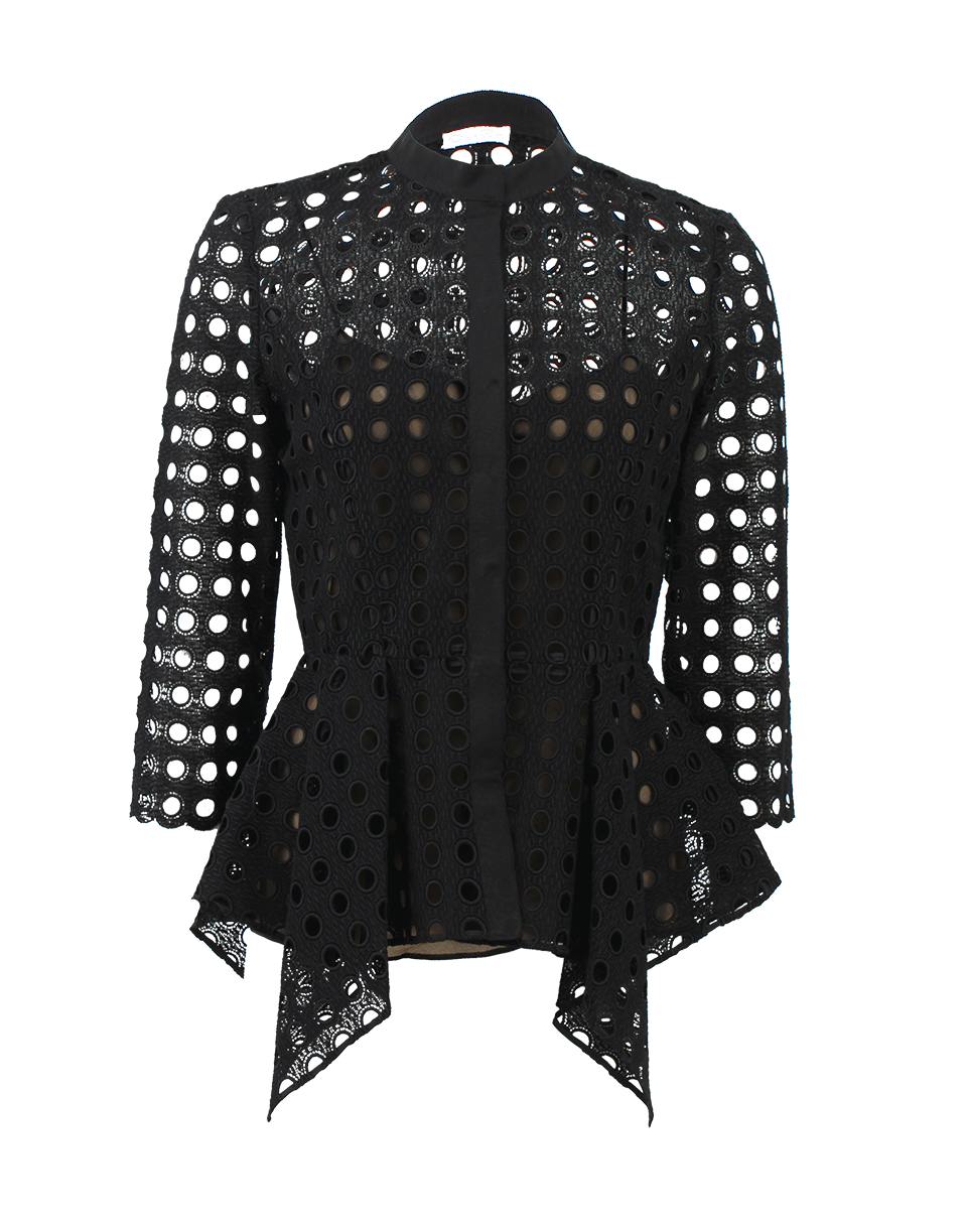 OSCAR DE LA RENTA-Peplum Jacket With Camisole-