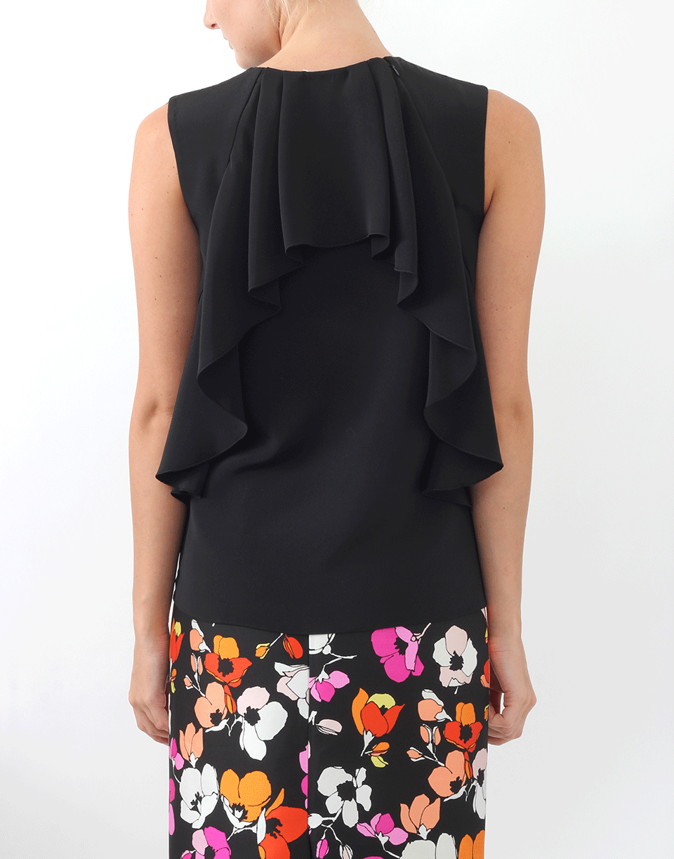 OSCAR DE LA RENTA-Capelet Back Blouse-