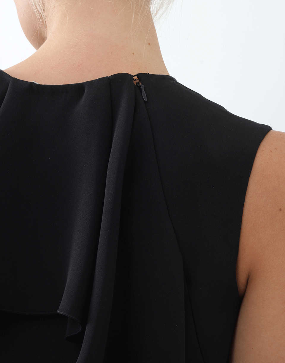 OSCAR DE LA RENTA-Capelet Back Blouse-
