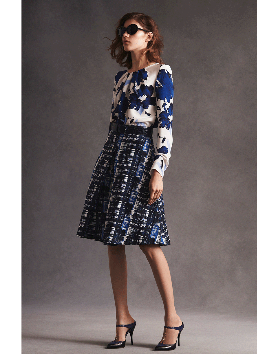 OSCAR DE LA RENTA-Watercolor Blouse-