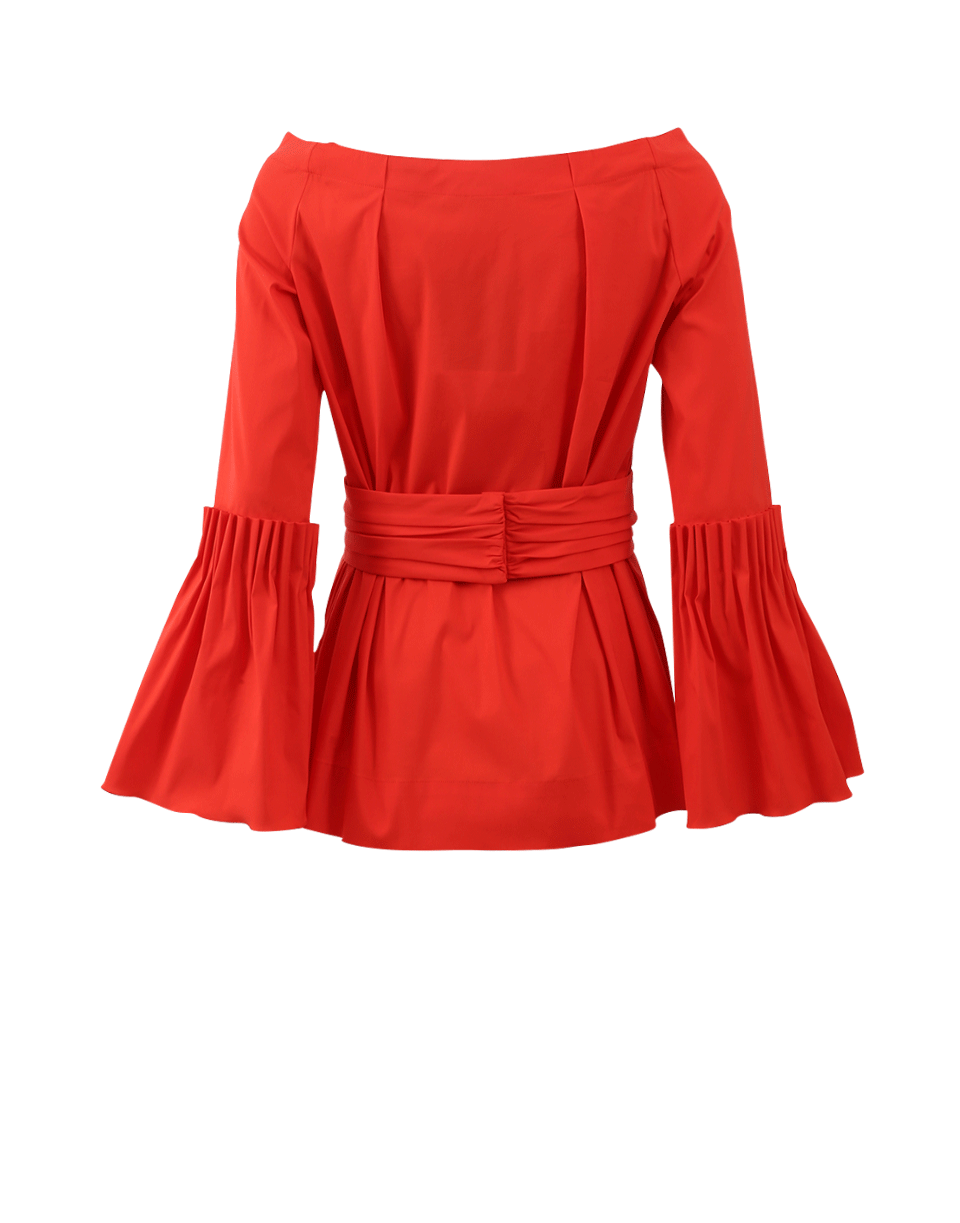 OSCAR DE LA RENTA-Bell Sleeve Blouse-