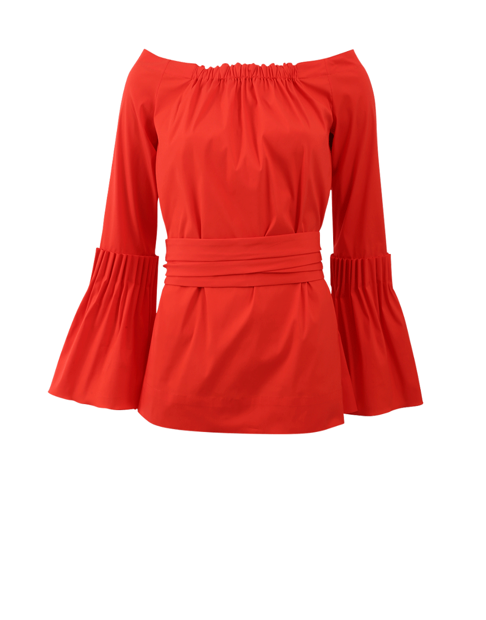 OSCAR DE LA RENTA-Bell Sleeve Blouse-