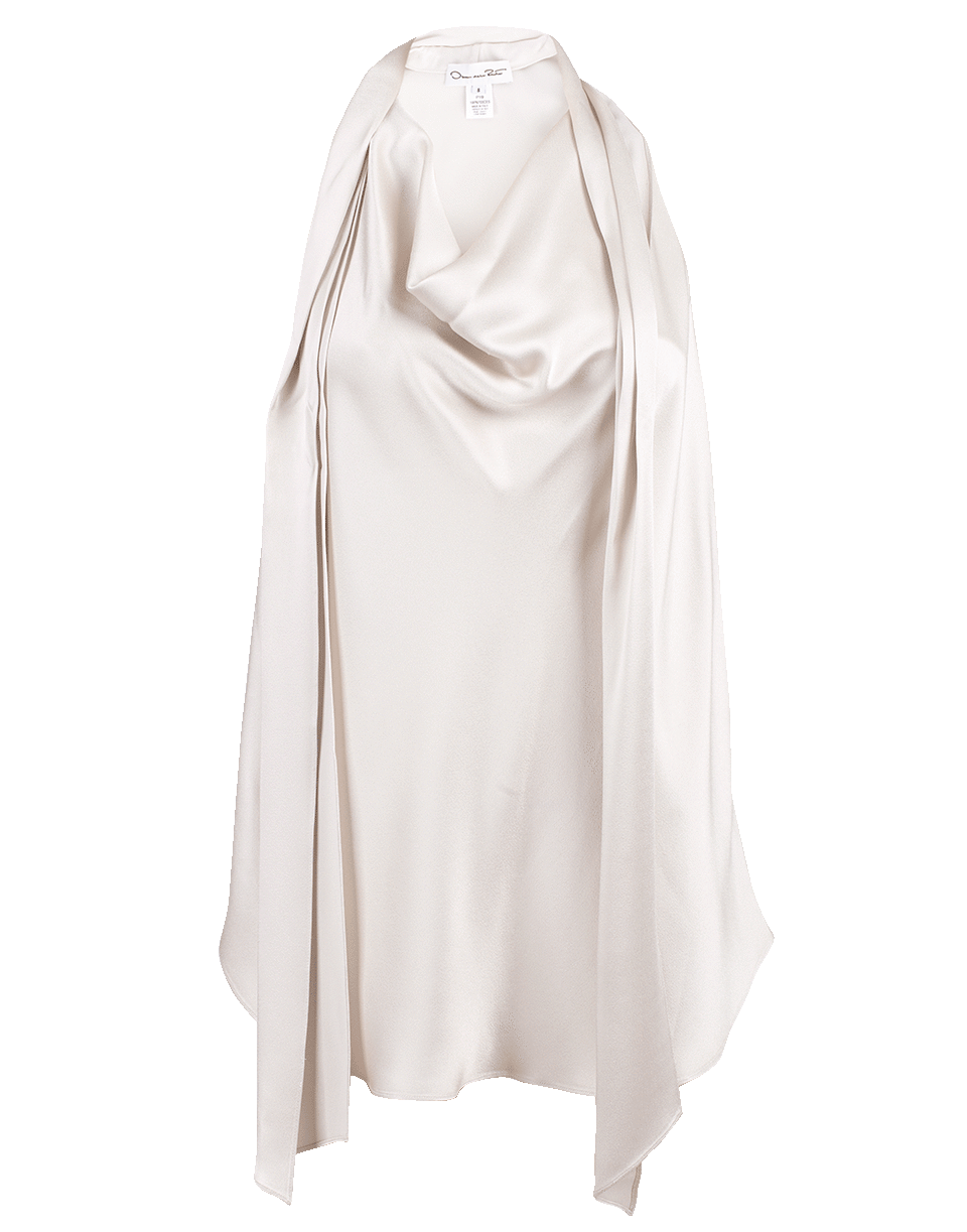 OSCAR DE LA RENTA-Crepe Envers Satin Blouse-