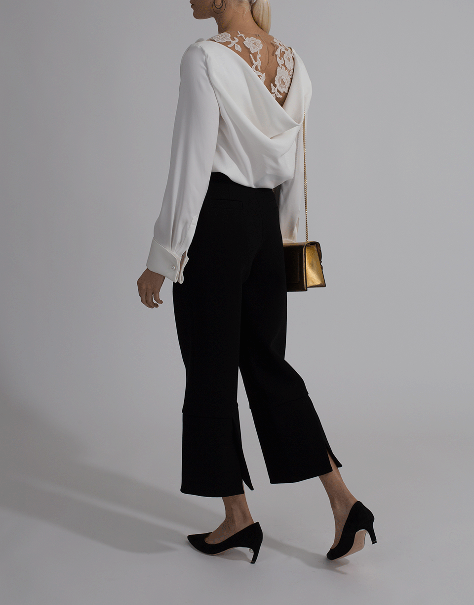 OSCAR DE LA RENTA-Lace Blouse-