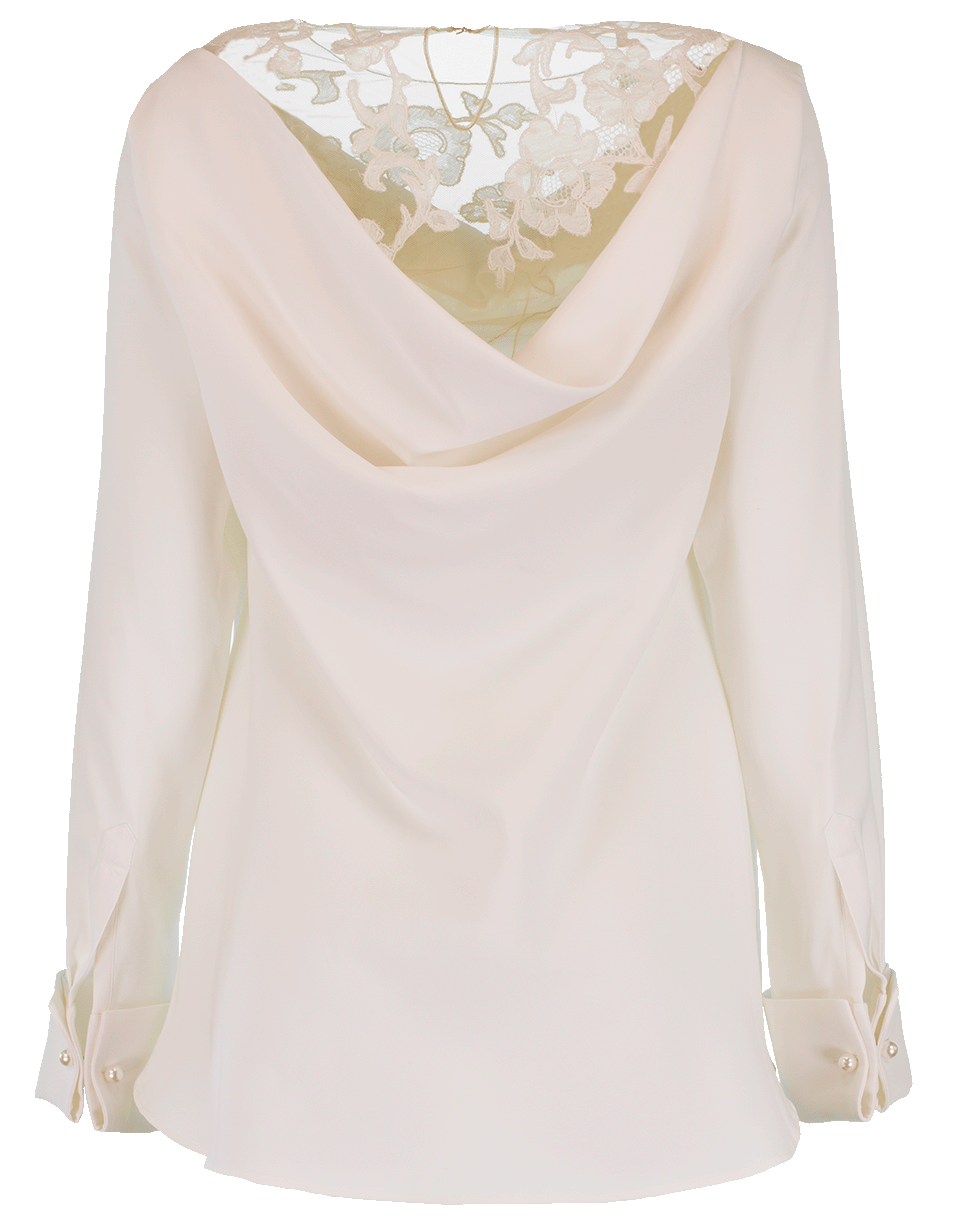 OSCAR DE LA RENTA-Lace Blouse-