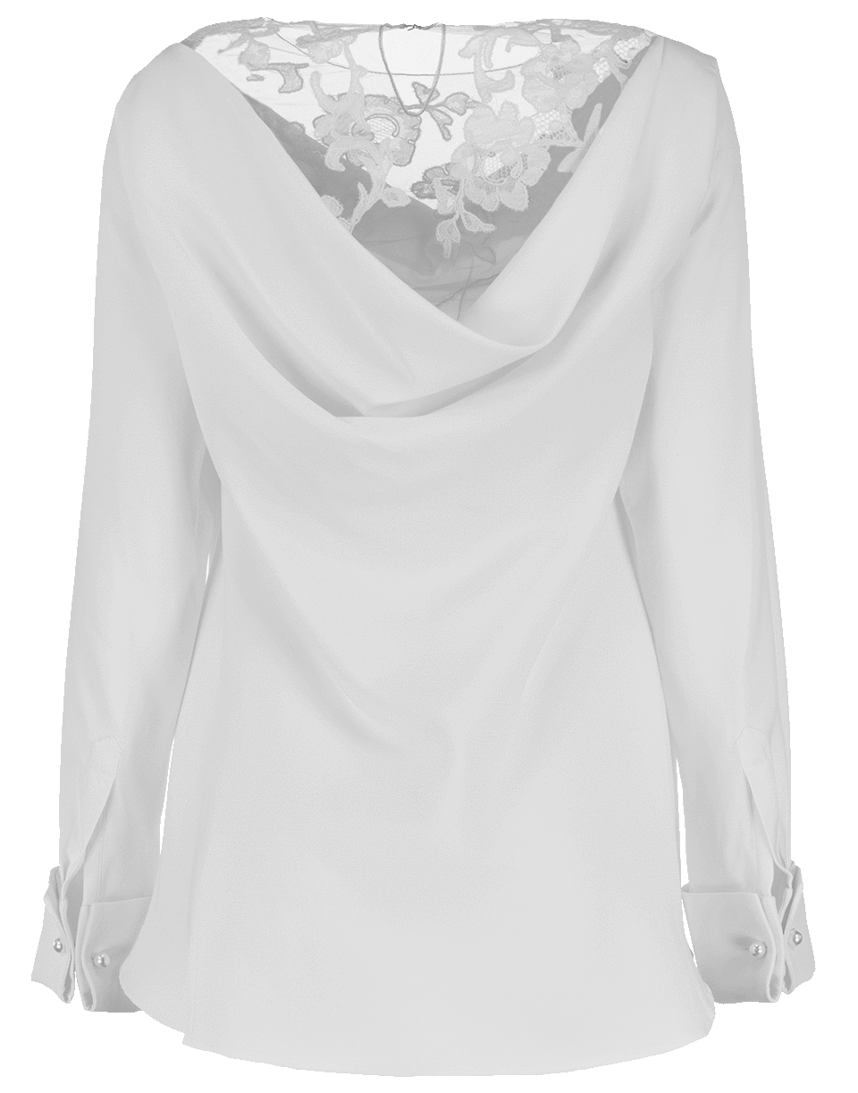 OSCAR DE LA RENTA-Lace Blouse-