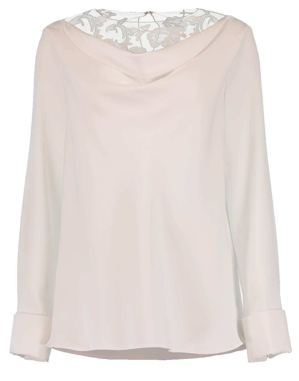 OSCAR DE LA RENTA-Lace Blouse-