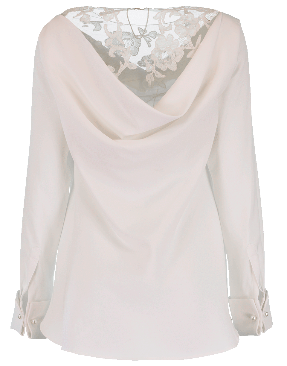OSCAR DE LA RENTA-Lace Blouse-