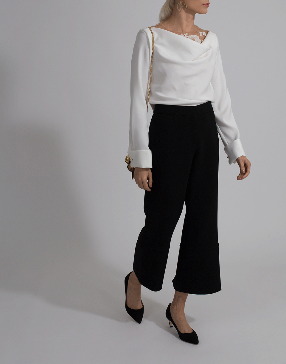 OSCAR DE LA RENTA-Lace Blouse-