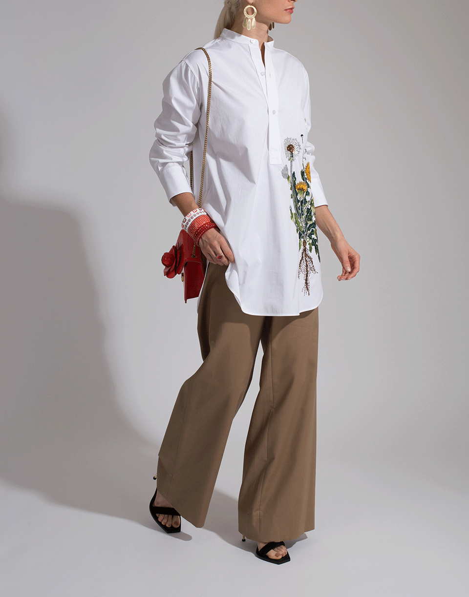 OSCAR DE LA RENTA-Sequin Embellished Blouse-