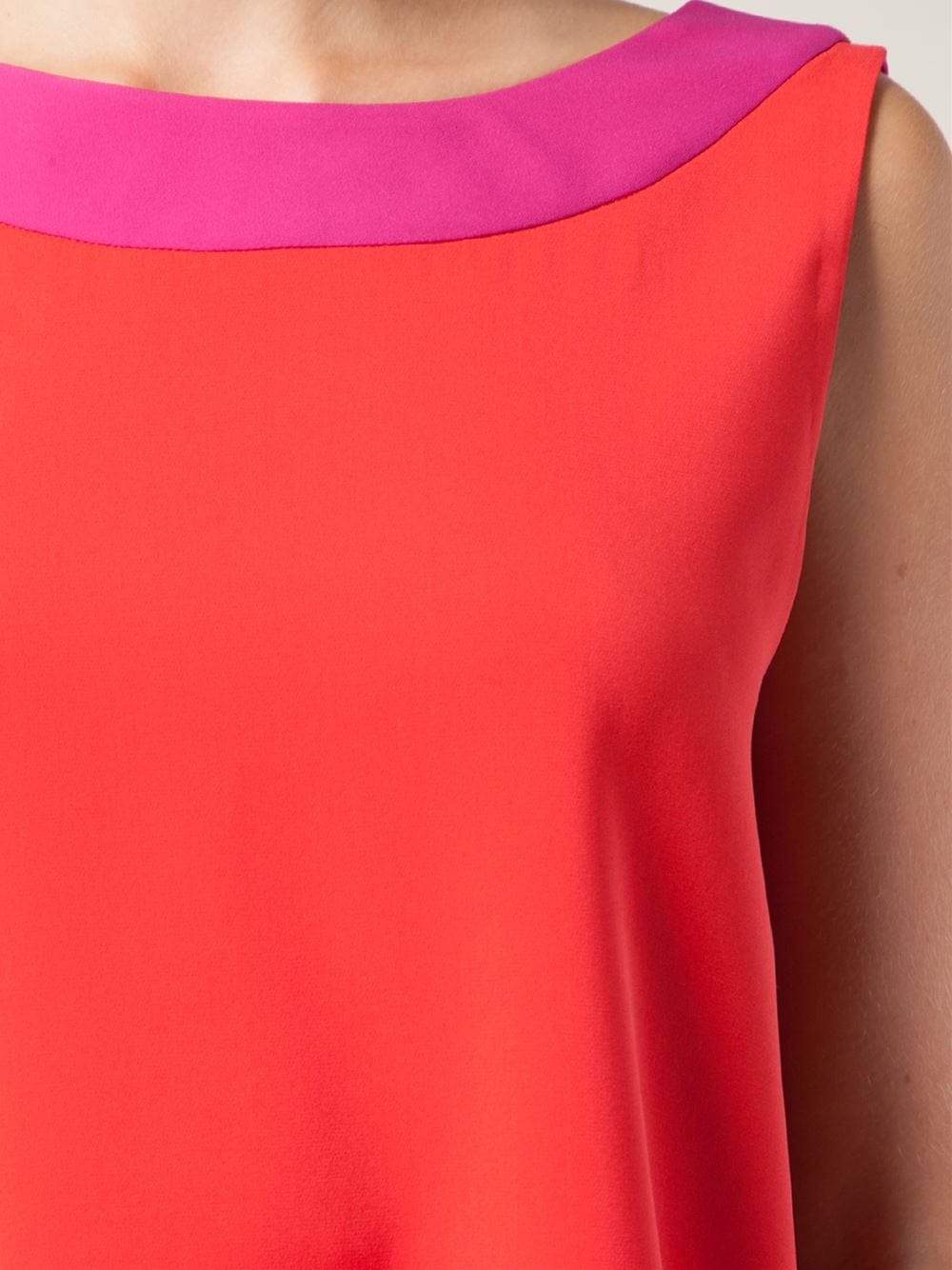 OSCAR DE LA RENTA-Tie Back Blouse-