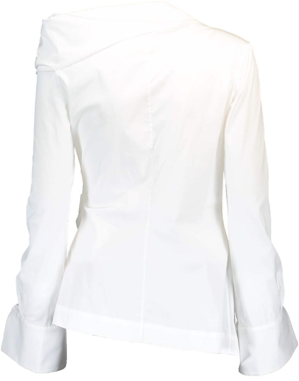 OSCAR DE LA RENTA-Poplin Blouse-