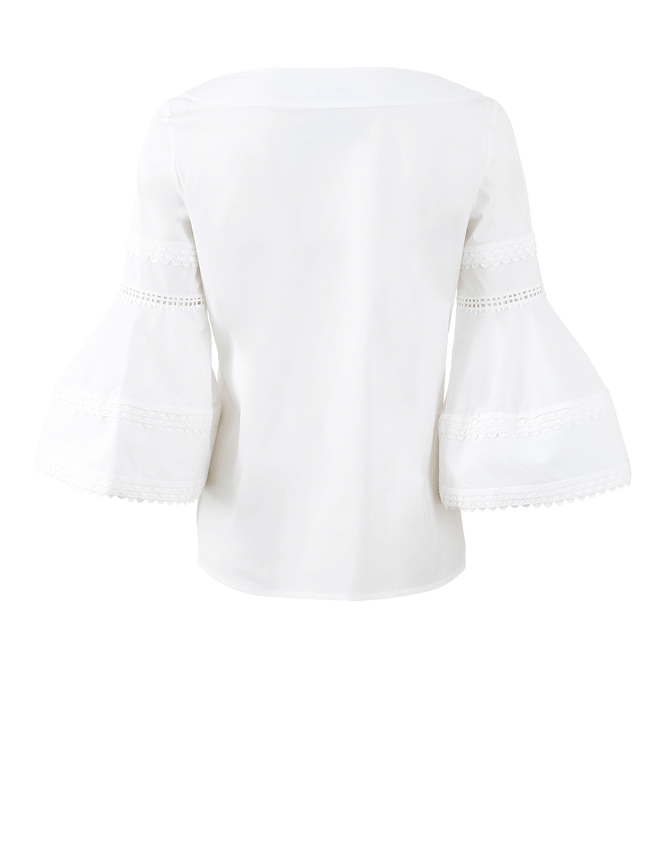 OSCAR DE LA RENTA-Bell Sleeve Blouse-