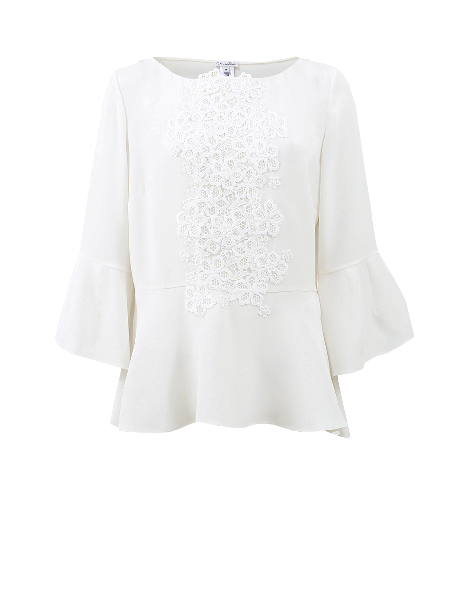 OSCAR DE LA RENTA-Lace Blouse-