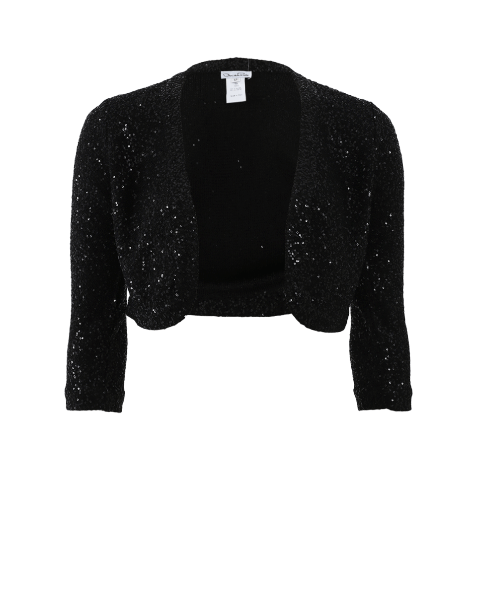 OSCAR DE LA RENTA-Sequin Bolero-