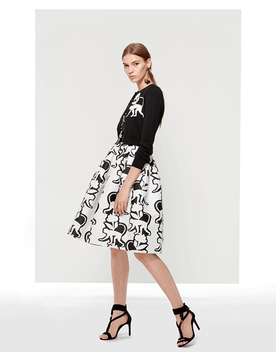 OSCAR DE LA RENTA-Monkey Cardigan-