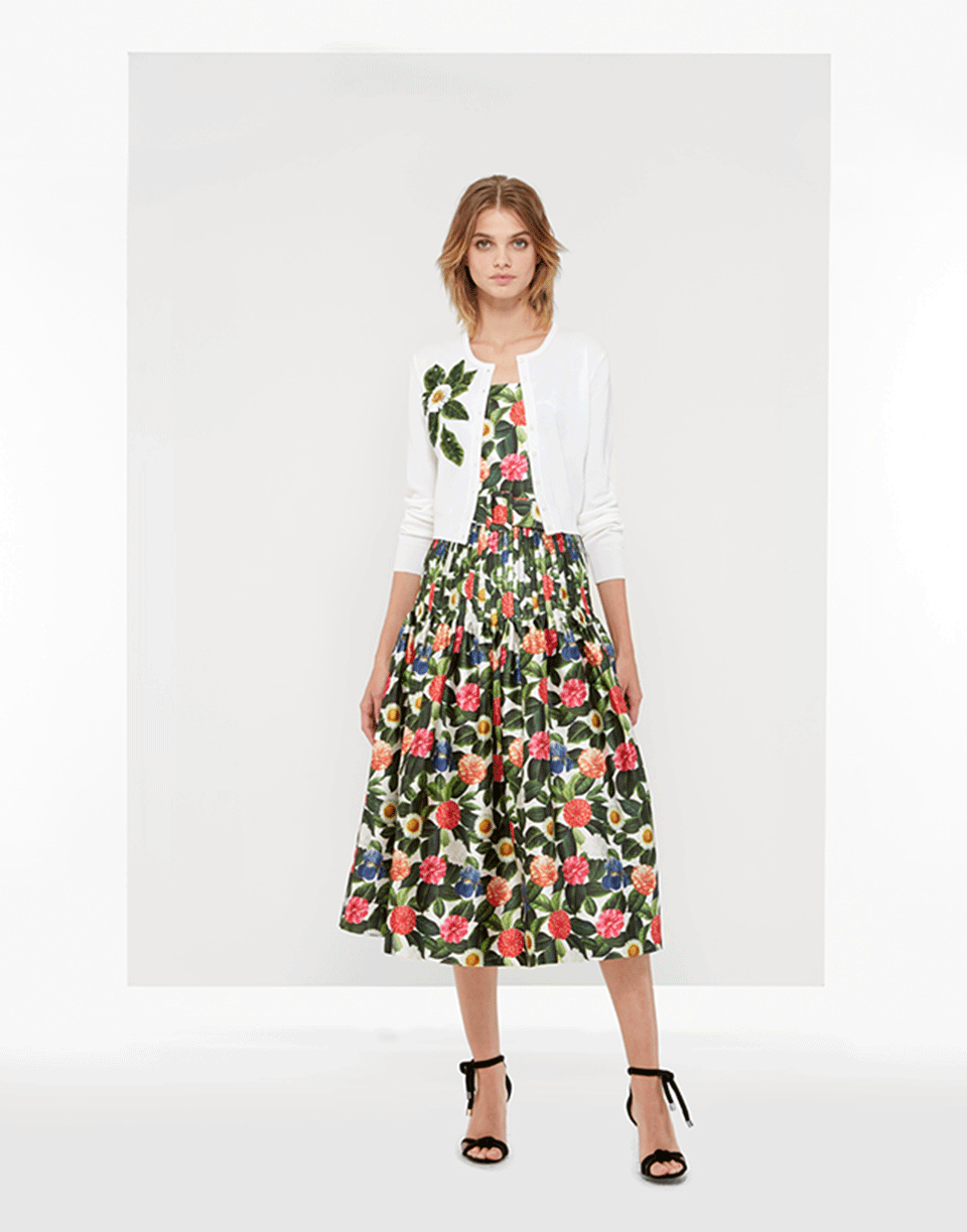 OSCAR DE LA RENTA-Cardigan With Flower Sequin-
