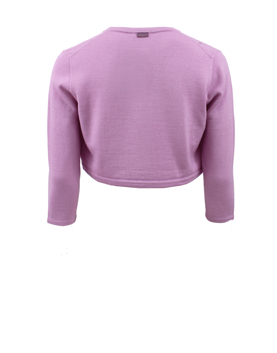 OSCAR DE LA RENTA-Cashmere Silk Bolero-