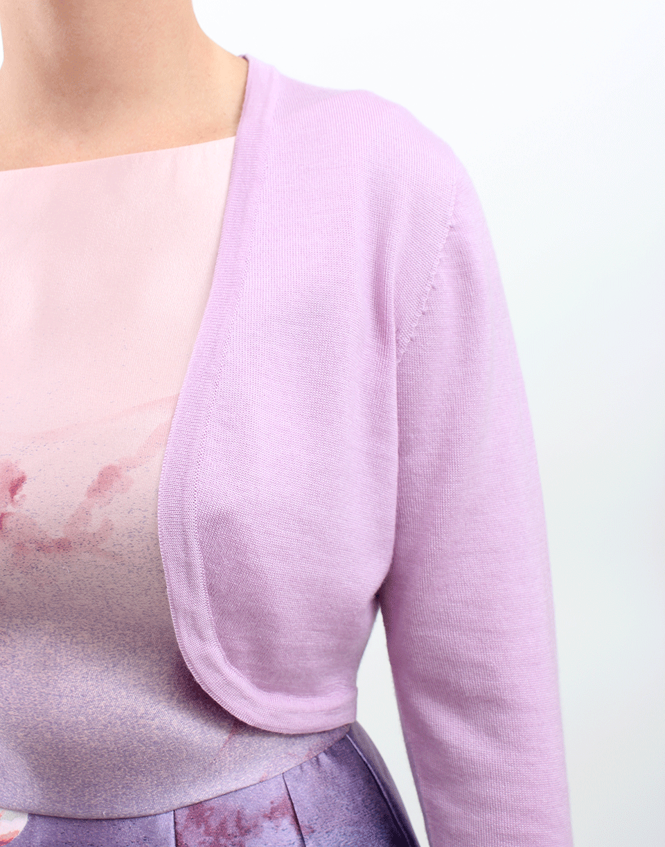 OSCAR DE LA RENTA-Cashmere Silk Bolero-