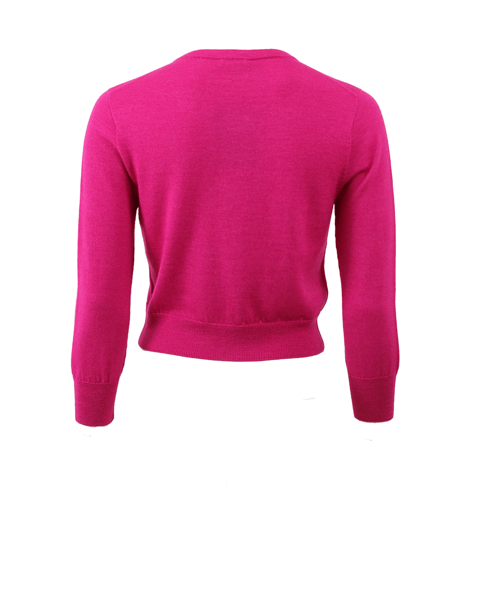 OSCAR DE LA RENTA-Cropped Cardigan-