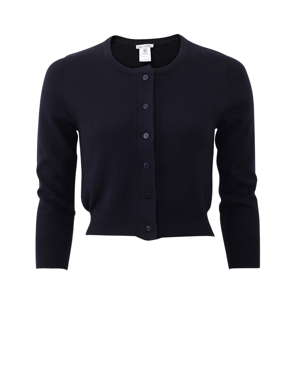 OSCAR DE LA RENTA-Cropped Cardigan-