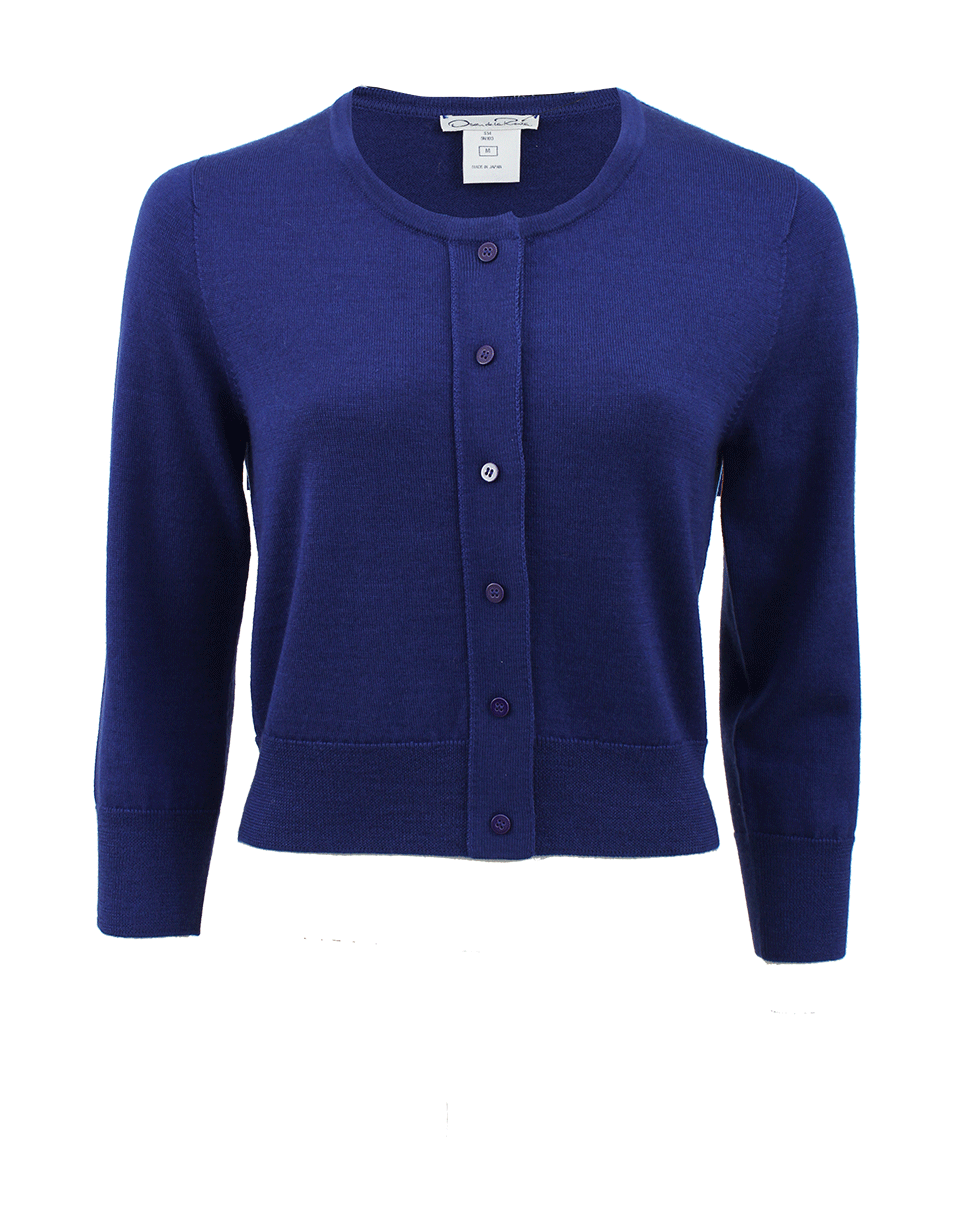 OSCAR DE LA RENTA-Cropped Cardigan-