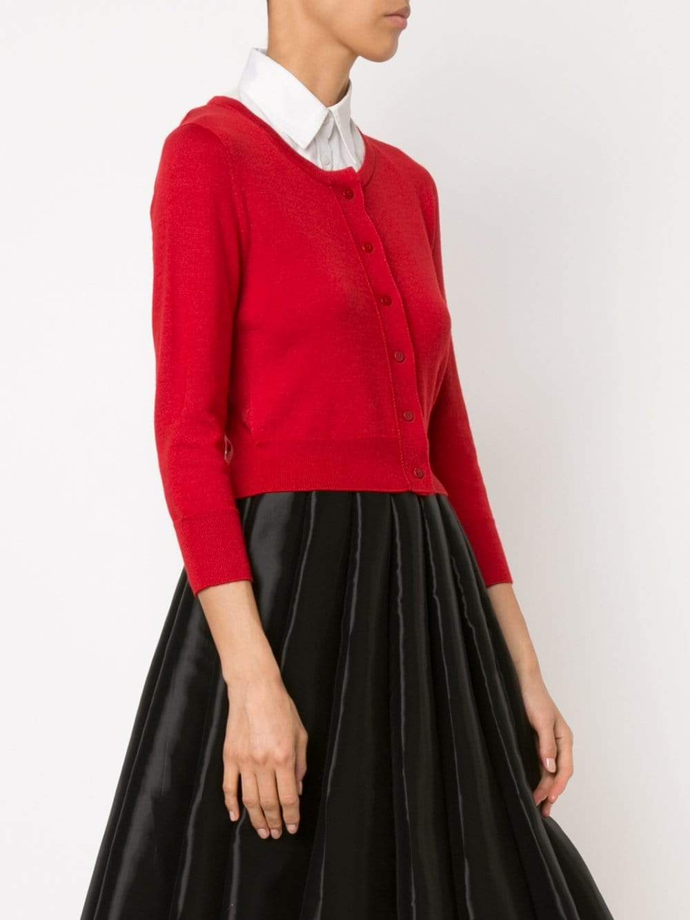 OSCAR DE LA RENTA-Cropped Cardigan-