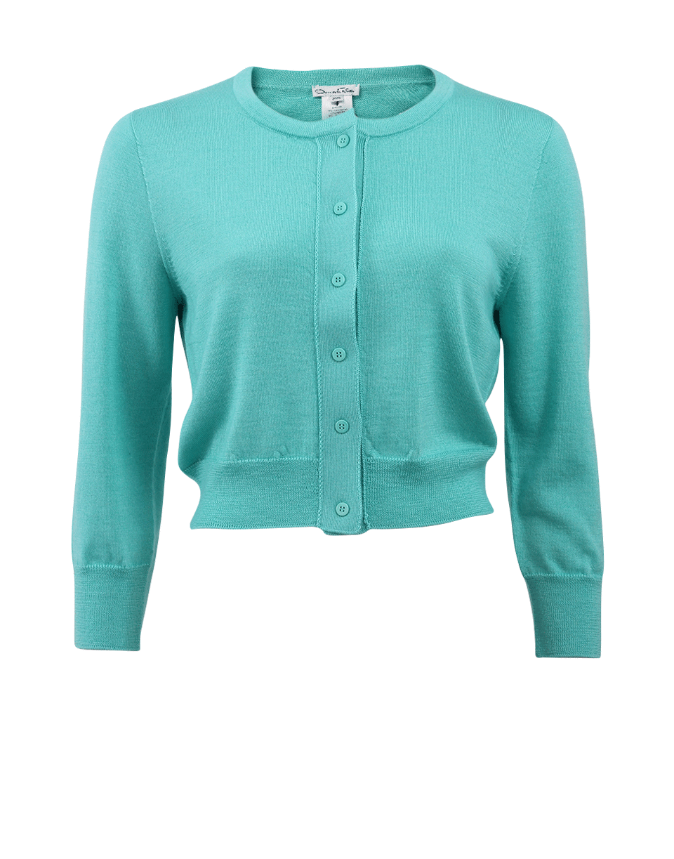 OSCAR DE LA RENTA-Cropped Cardigan-