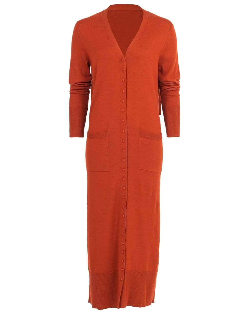 OSCAR DE LA RENTA-Long Duster Cardigan-