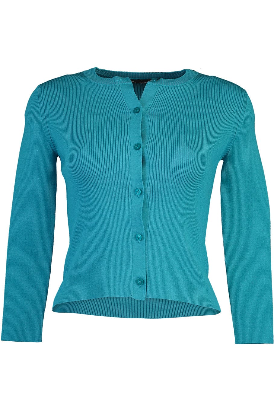 OSCAR DE LA RENTA-Silk Rib Cardigan-