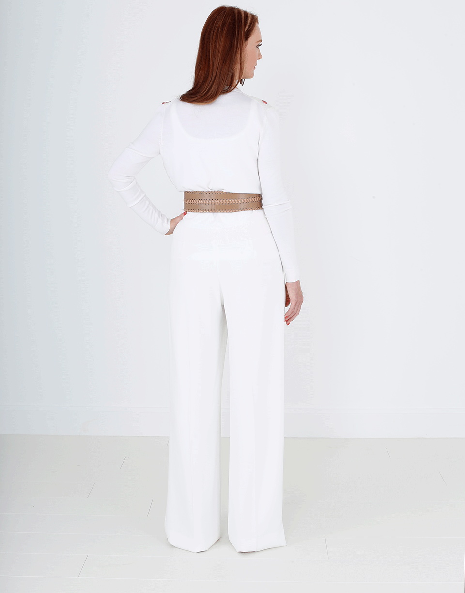 OSCAR DE LA RENTA-Embroidered Cardigan-