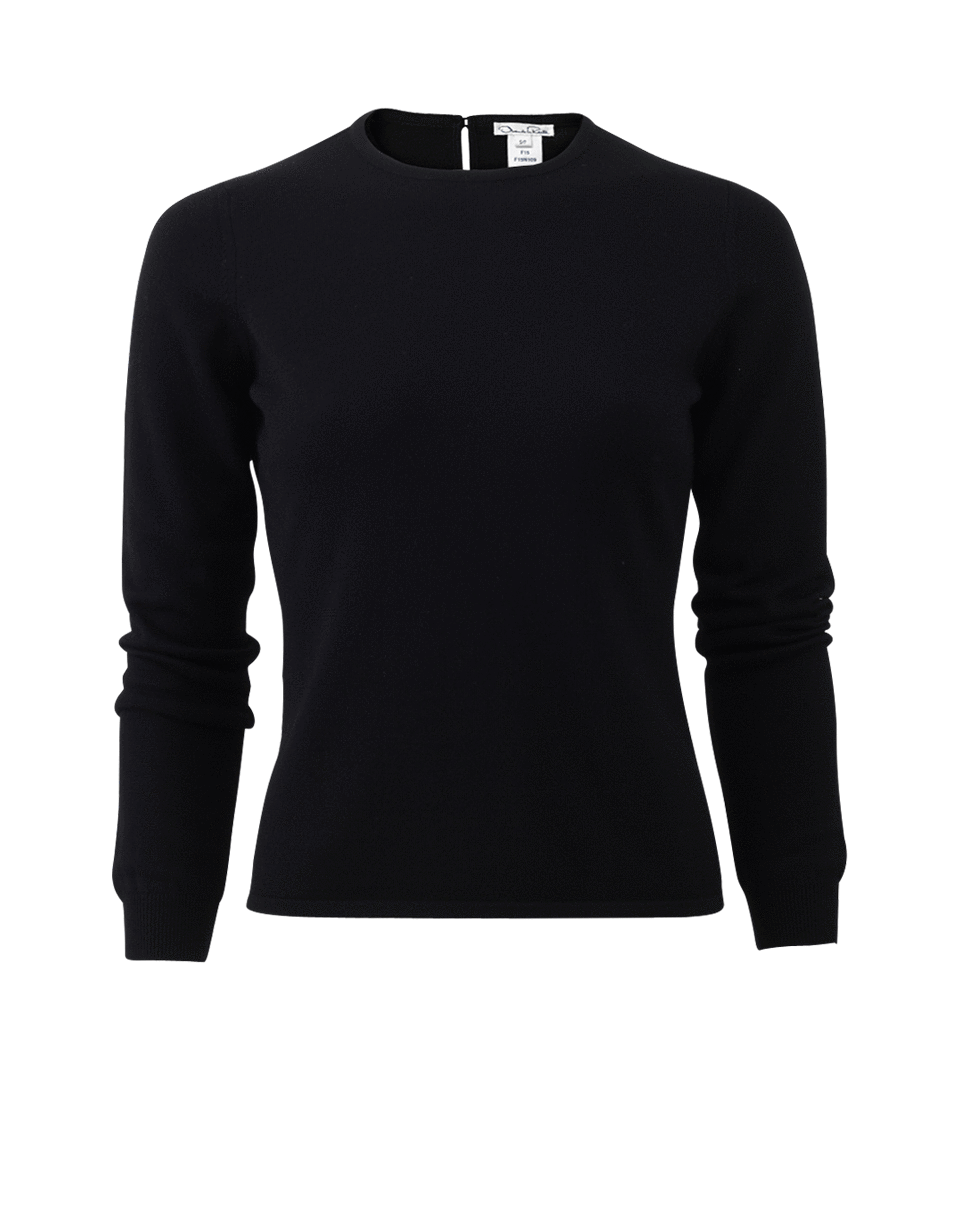 OSCAR DE LA RENTA-Merino Knit Top-