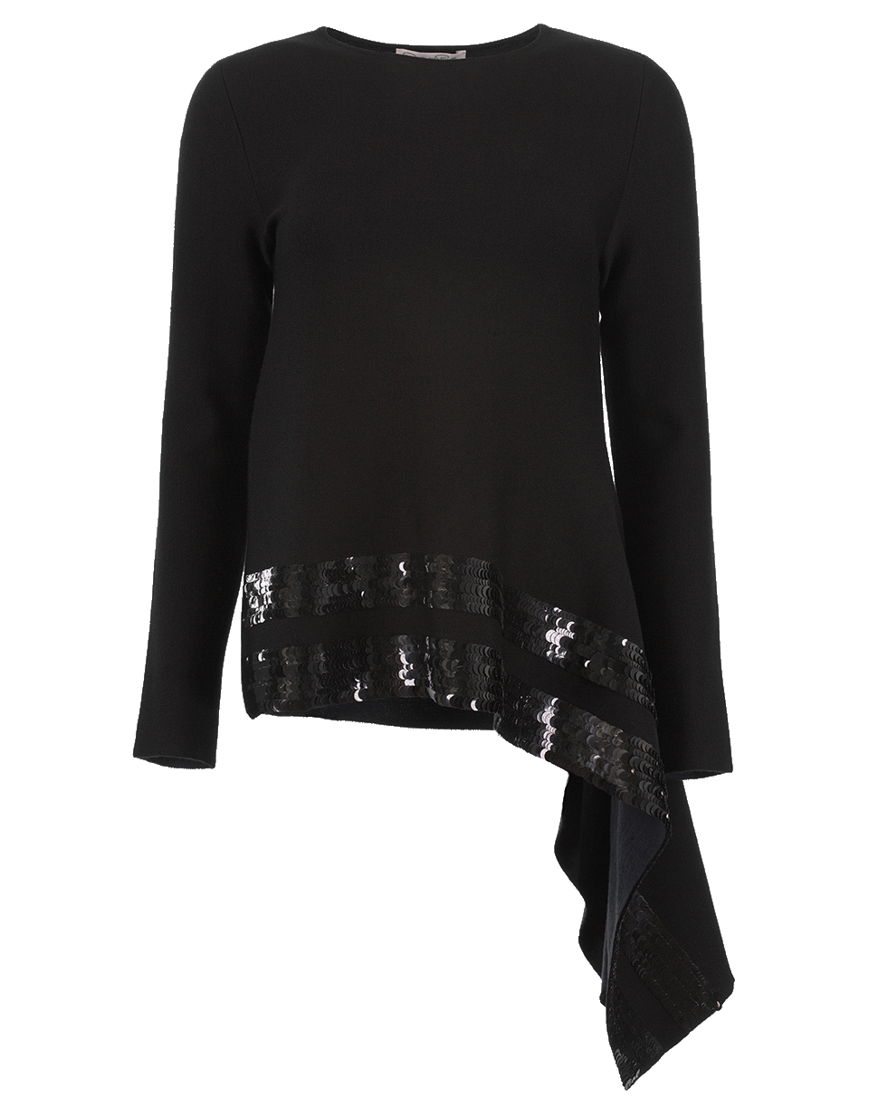 OSCAR DE LA RENTA-Beaded Knit Top-