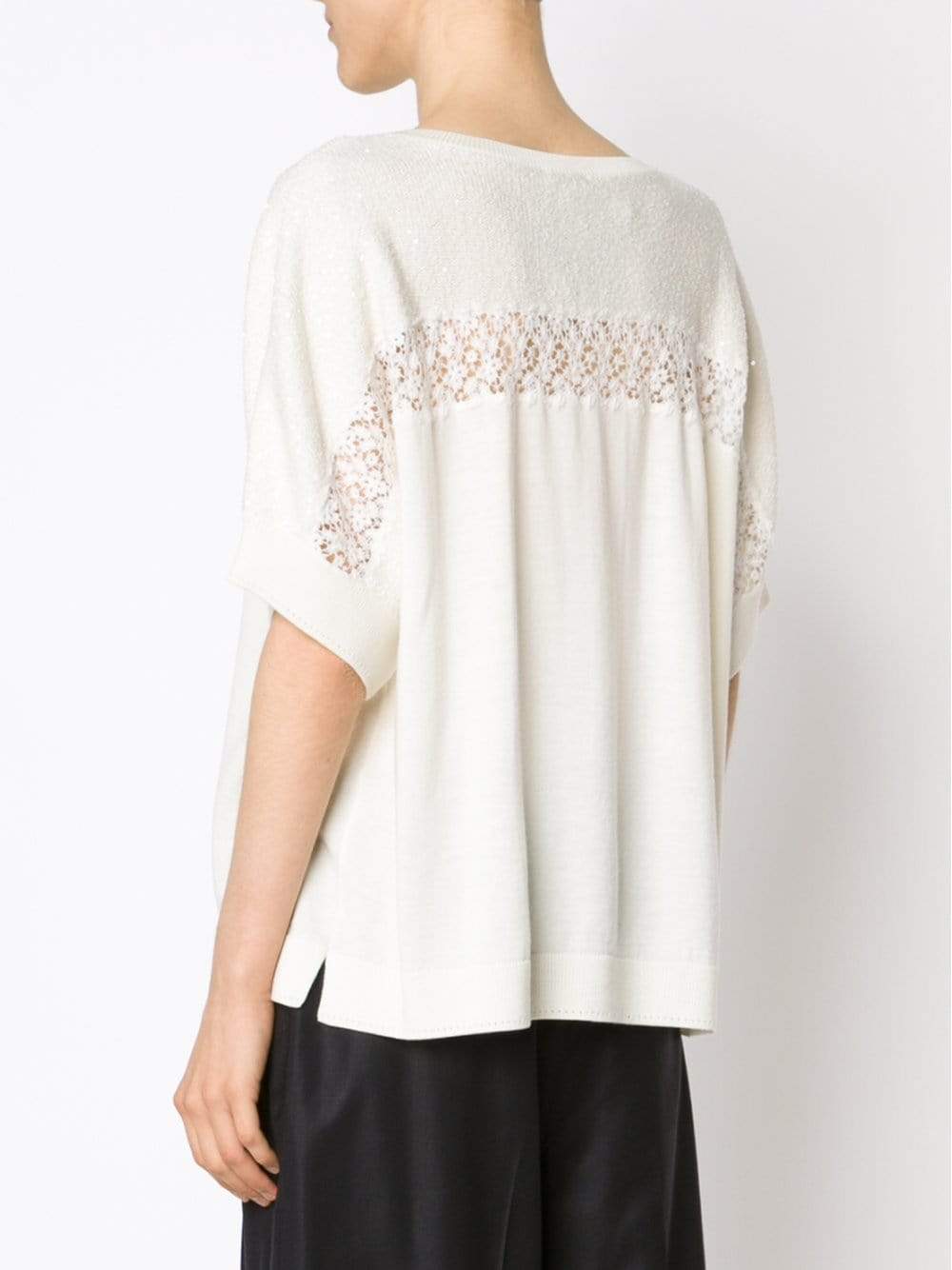 OSCAR DE LA RENTA-Boxy Knit Top-
