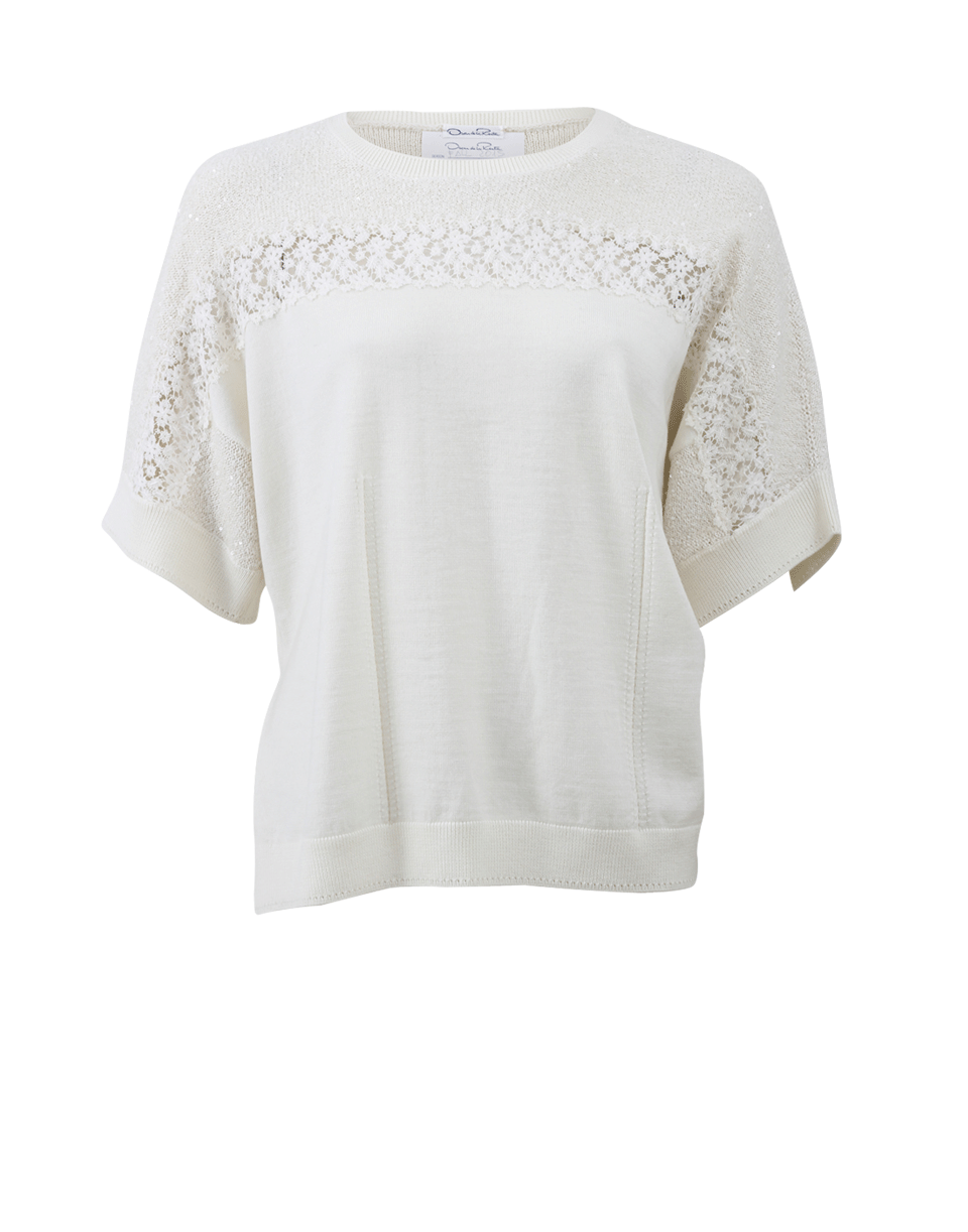 OSCAR DE LA RENTA-Boxy Knit Top-