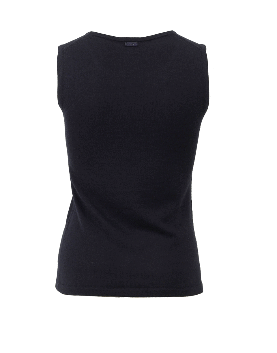 OSCAR DE LA RENTA-Cashmere Tank-